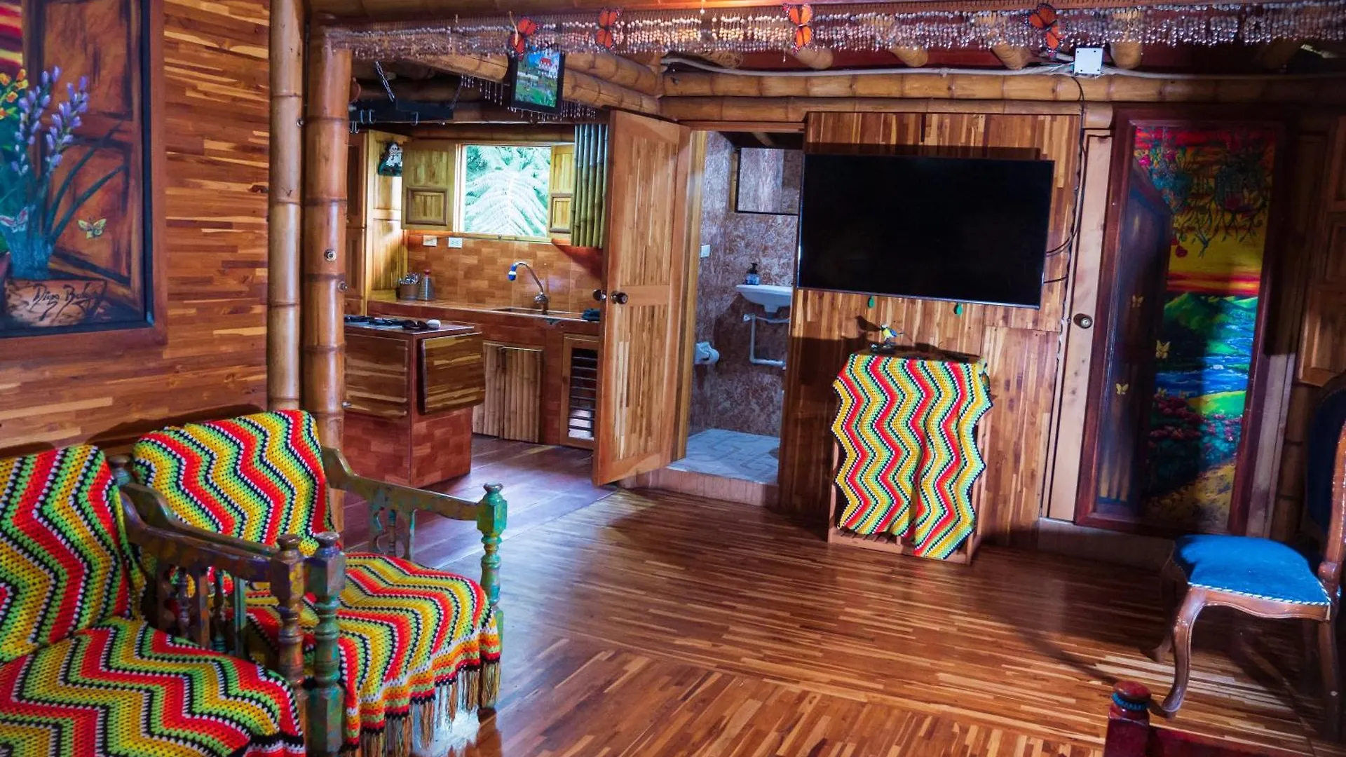 Country house Habitacion En Hospedaje Campestre Compartido Tipo Hostal En Santa Elena Cerca A Medellin Y Aeropuerto Jmc - Cabana Aru Colombia